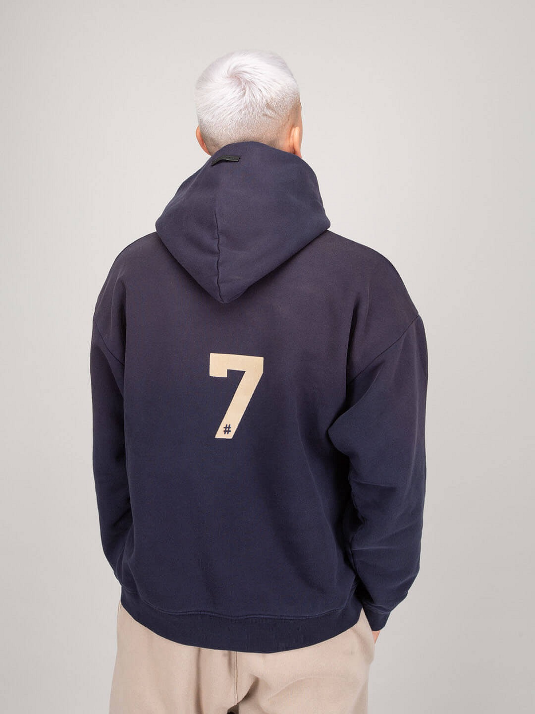 #7 hoodie vintage navy 1